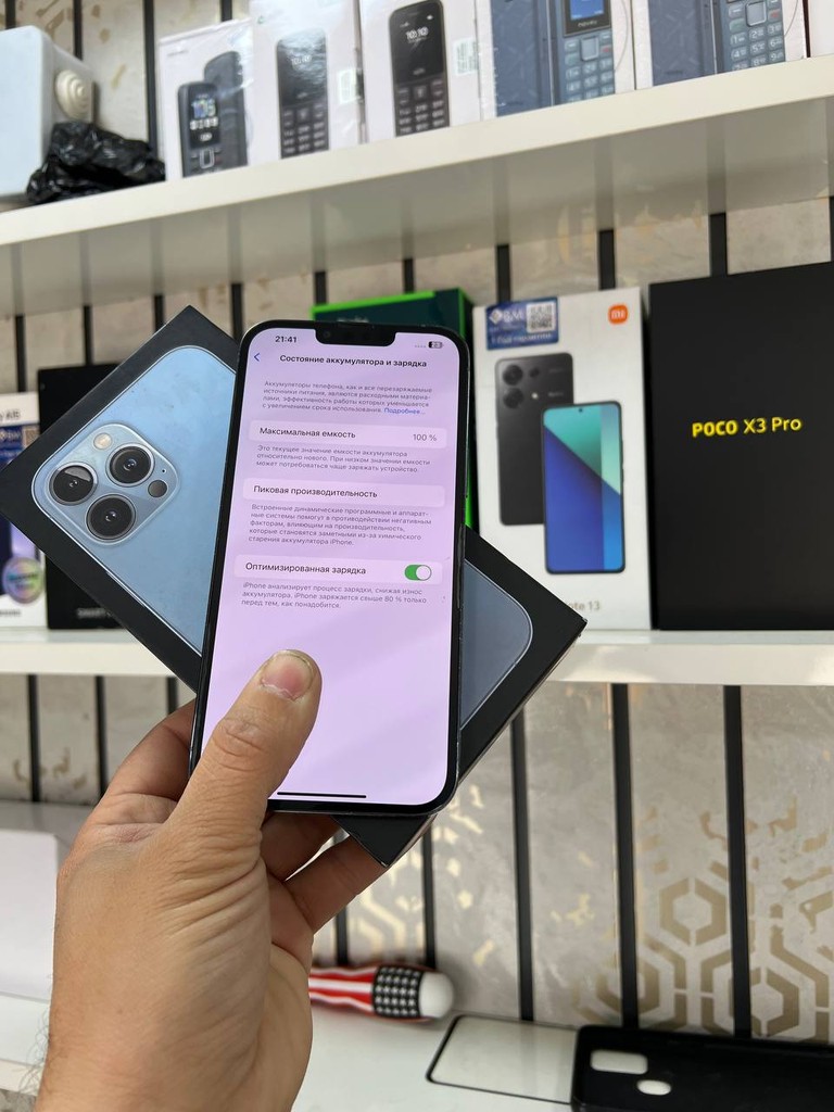 iPhone 13 Pro Max 1TB – Box & Papers, FaceTime, 100% Battery image 2