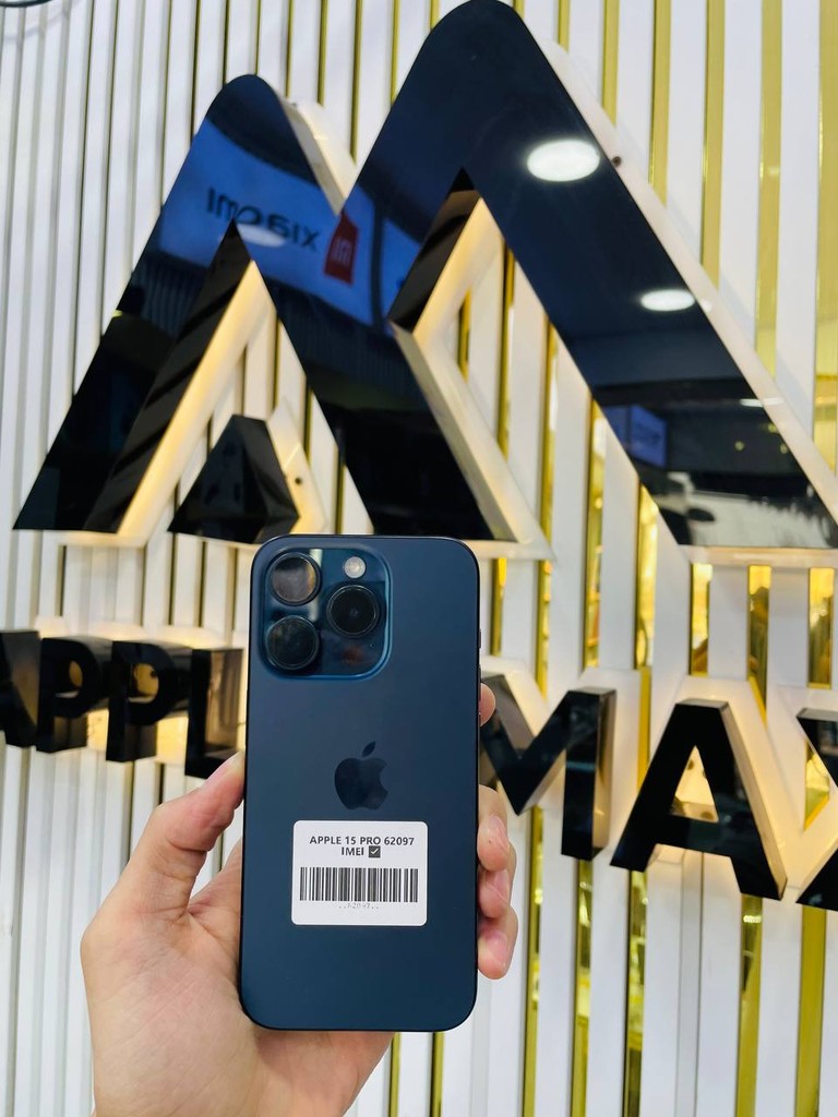 iPhone 15 Pro 128GB - Blue Titanium, 88% batareya, 10/10 holat image 1