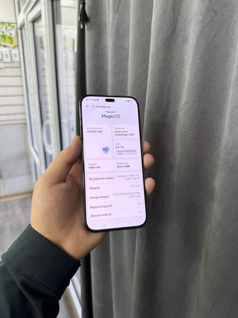 Honor X8B 8GB/128GB, IMEI tekshirilgan, 1 hafta garantiya, Namangan image 2