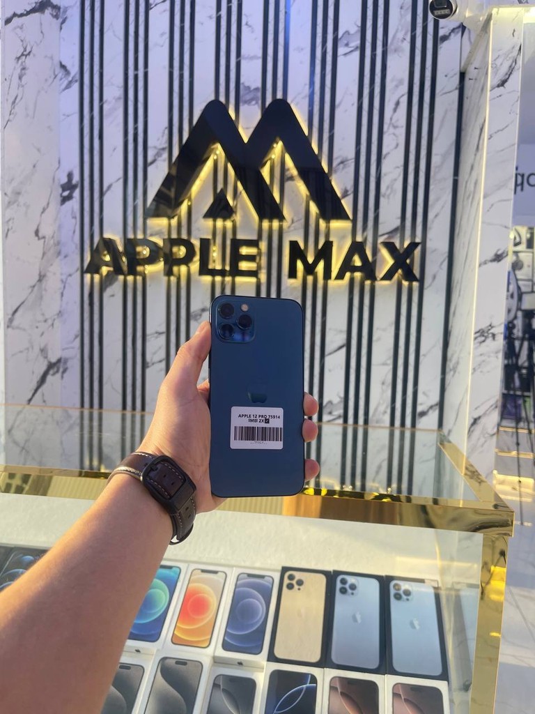 iPhone 12 Pro 256GB - Blue, 91% battery, 30 kun garanti image 1