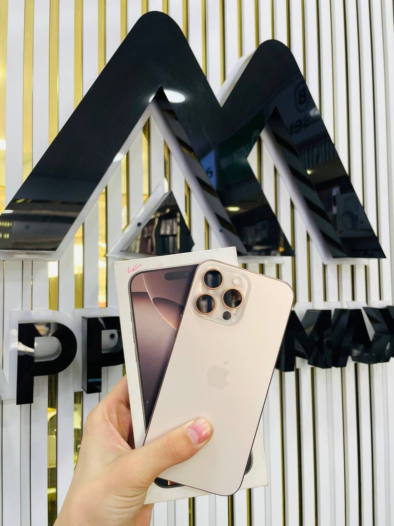iPhone 16 Pro Max 256GB, Desert Titanium, 89% bateriya, NEW image 1