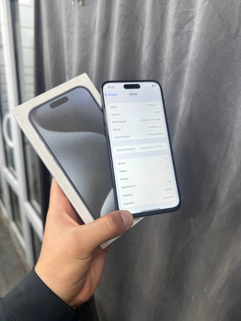 iPhone 15 Pro Max Dubai Lux, 512 GB, Yaxshi holatda image 3
