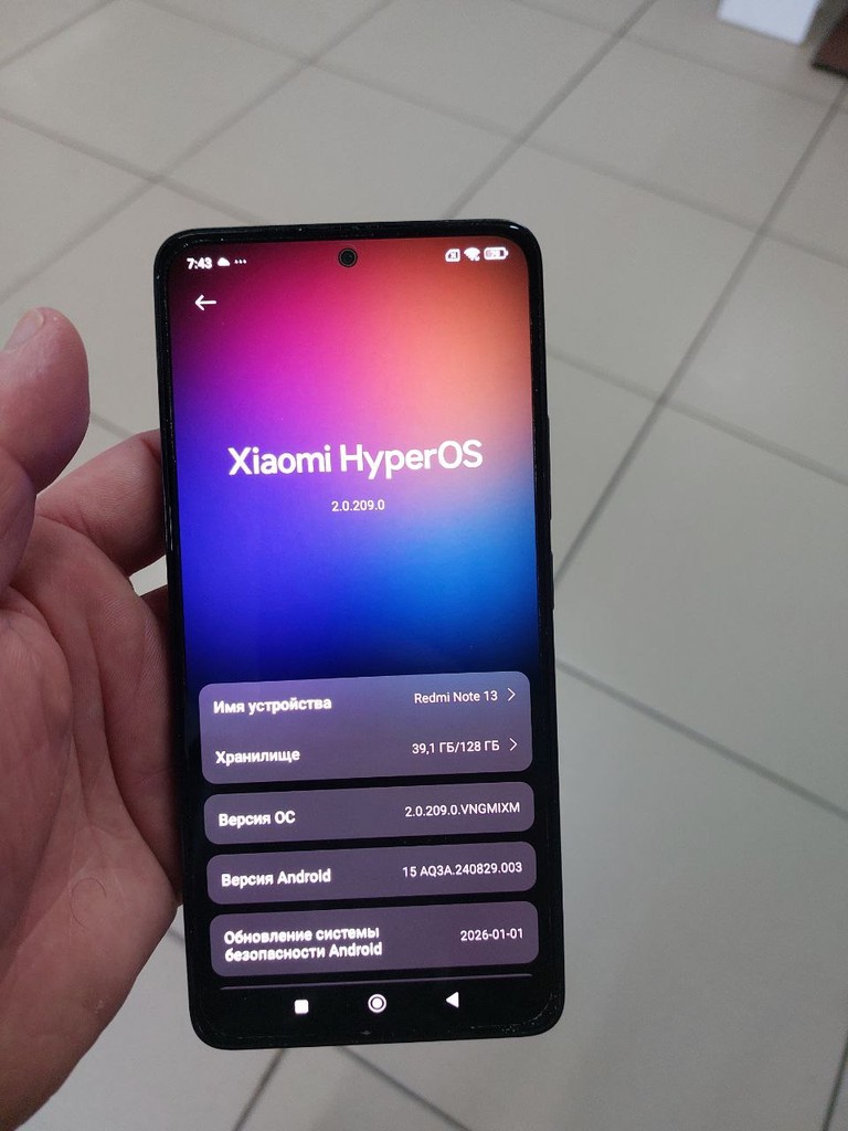 Redmi Note 13 - 8/128GB, Ideal holatda image 2