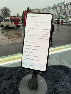 Samsung A80 - 128GB, rasmdagi rang, 1 hafta garantiya